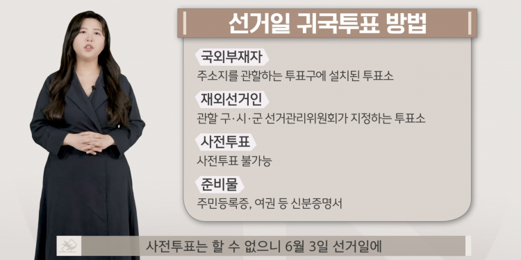 재외투표 신청했는데 투표못했다, 귀국투표 방법은?